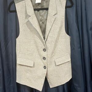 Leith Charcoal Gray Vest
